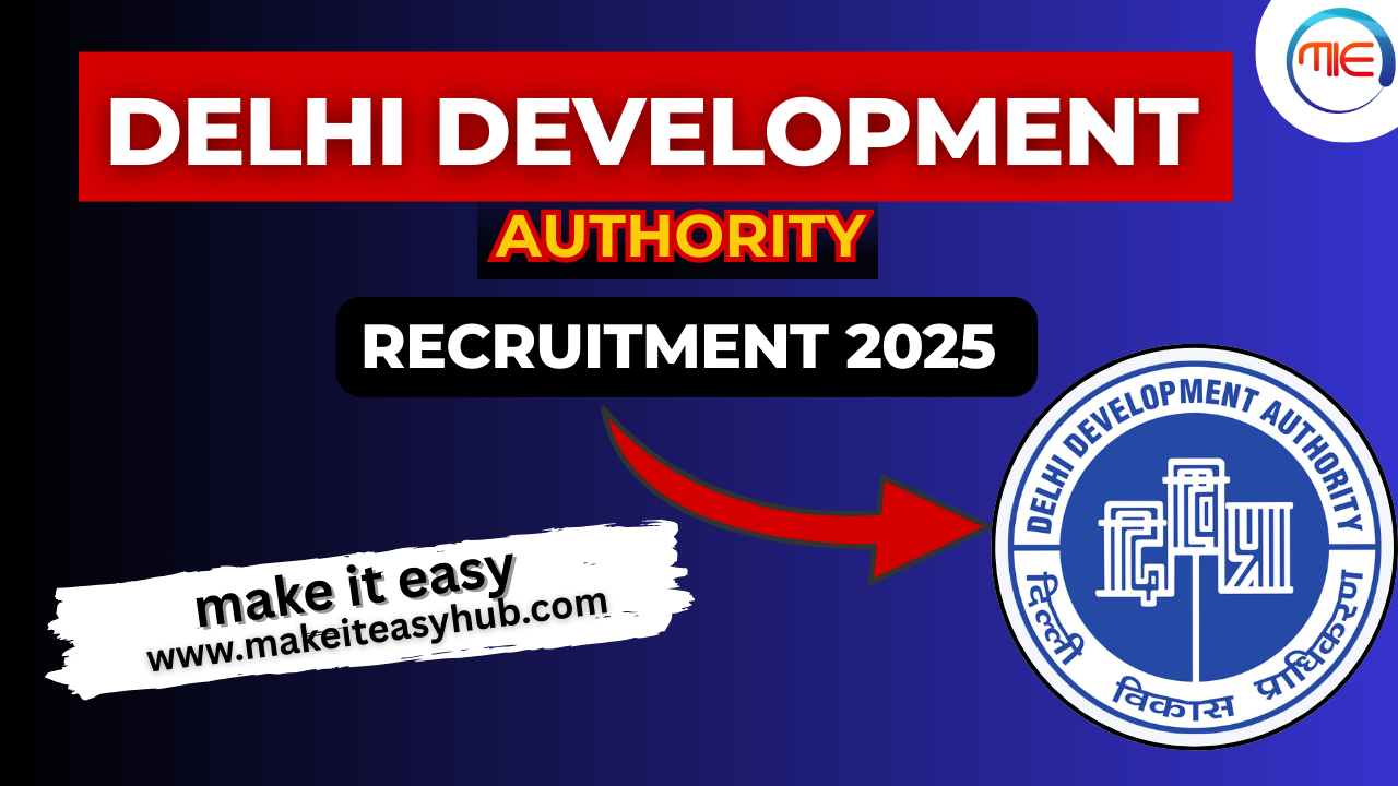 DDA Recruitment 2025: Apply Online for 1732 Vacancies | Eligibility, Exam Pattern, Salary